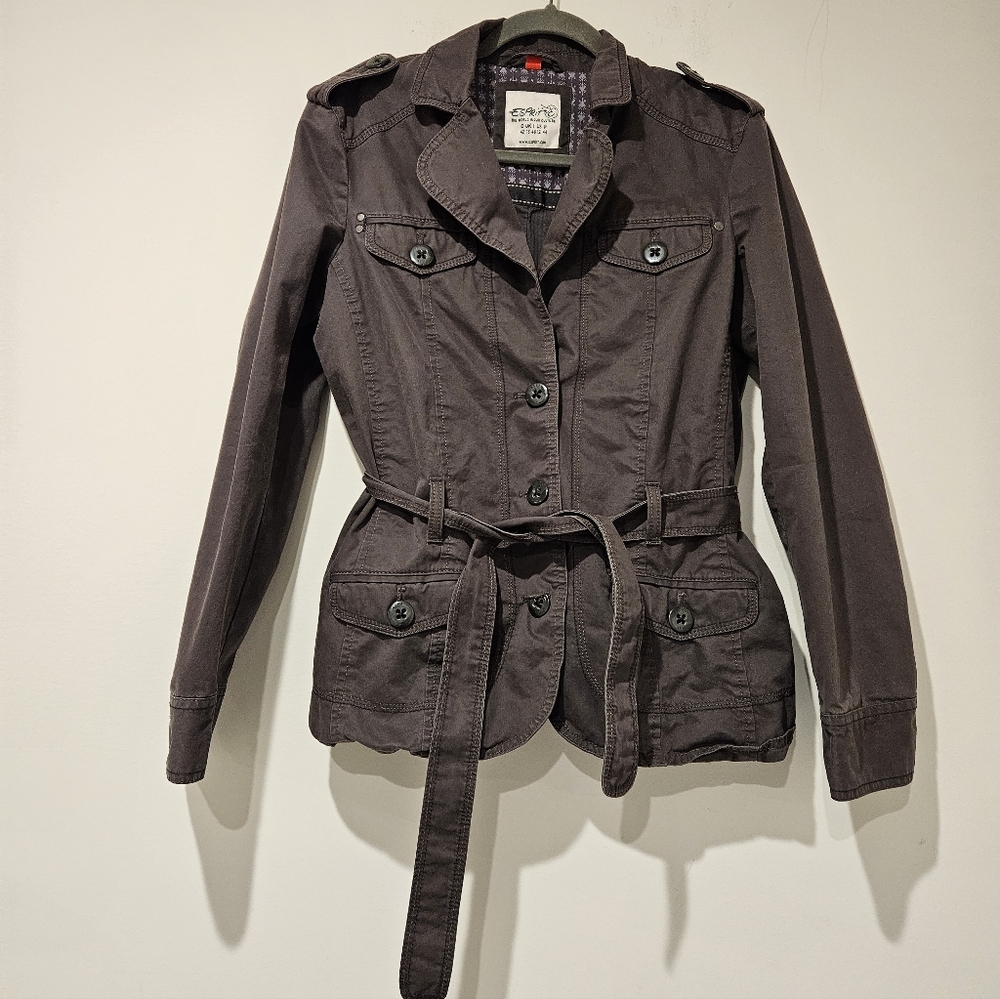 Esprit Women's Khaki Utility Jacket, Size 12